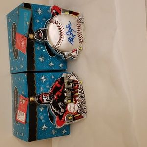 Christopher Radko Christmas Ornament autographed by Roger Clemens